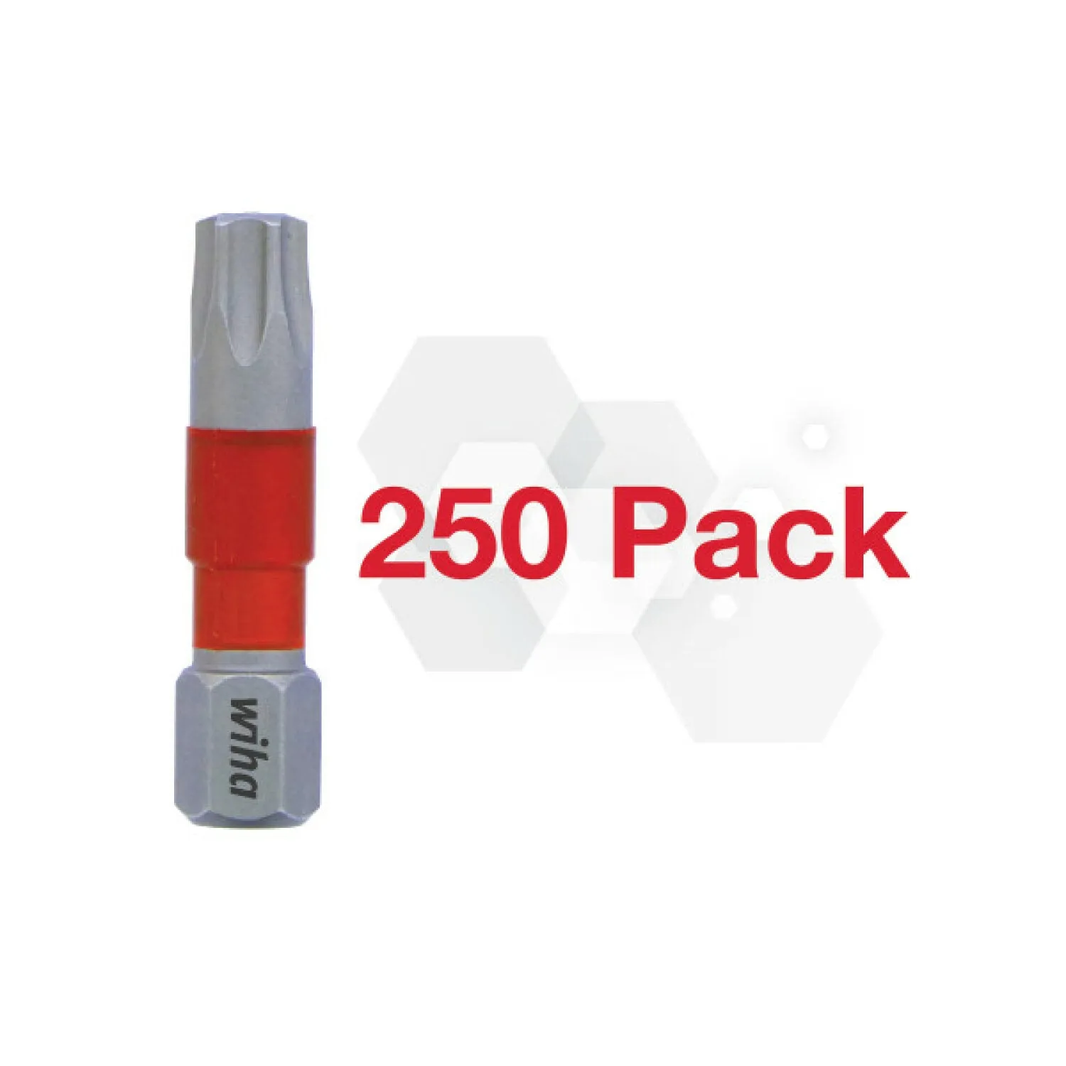Wiha Tools Tools 76589 Impact Insert Bit TORX T30 Pack of 250 Bits