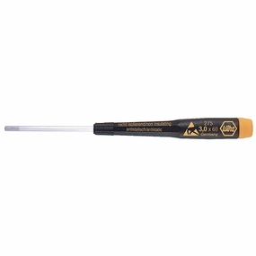 Wiha Tools 27507 Precision ESD Safe Hex Screwdriver, 0.7 mm x 40 mm
