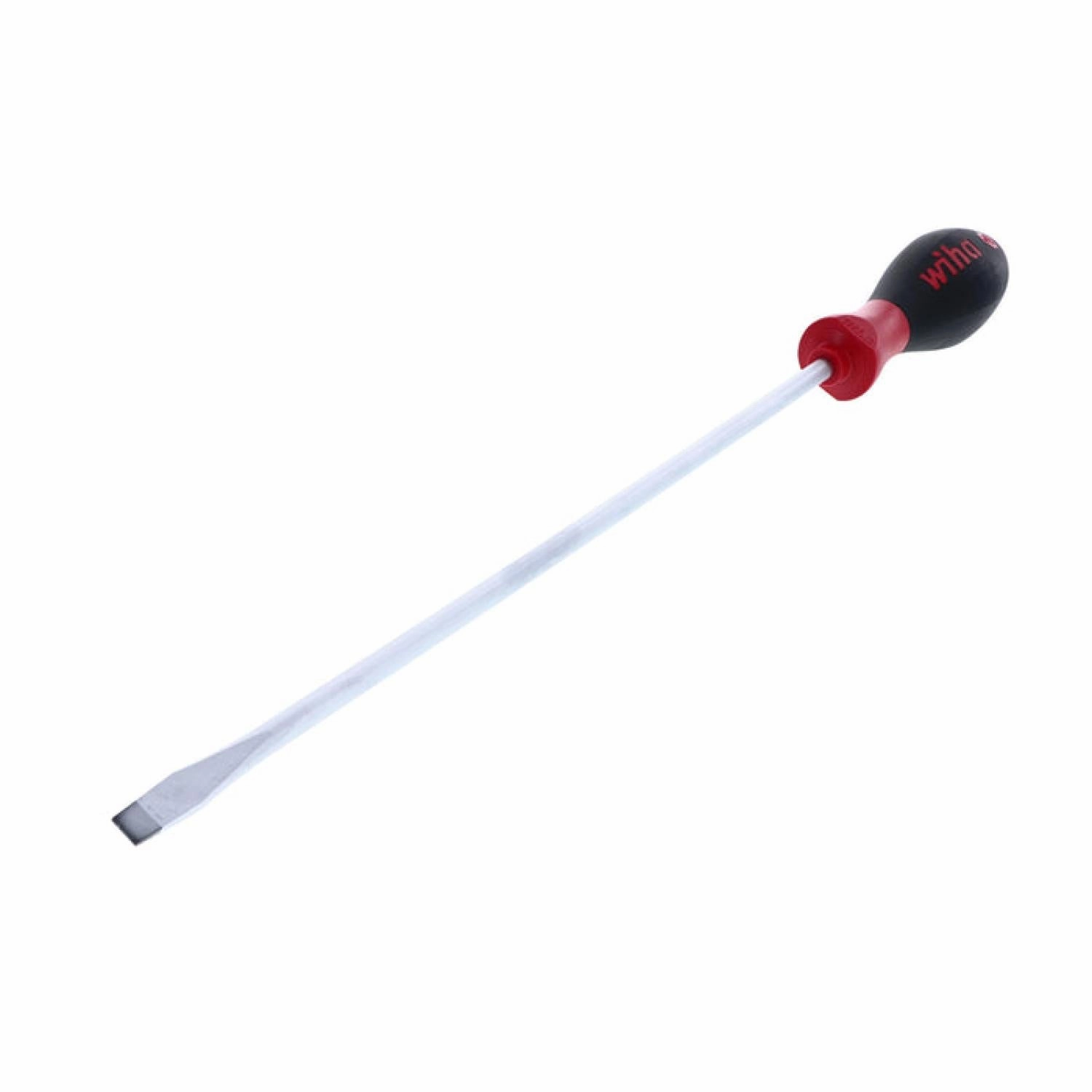 Wiha Tools 30232 SoftFinish Slotted Screwdriver, 8.0 mm x 300 mm