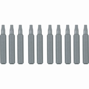 Wiha Tools 75666 T7 x 28mm System 4 TORX Micro Bit, 10 Pack