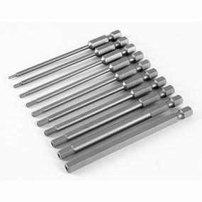 Wiha Tools 76096 Security Hex Inch Power Blade Set, 10 Piece
