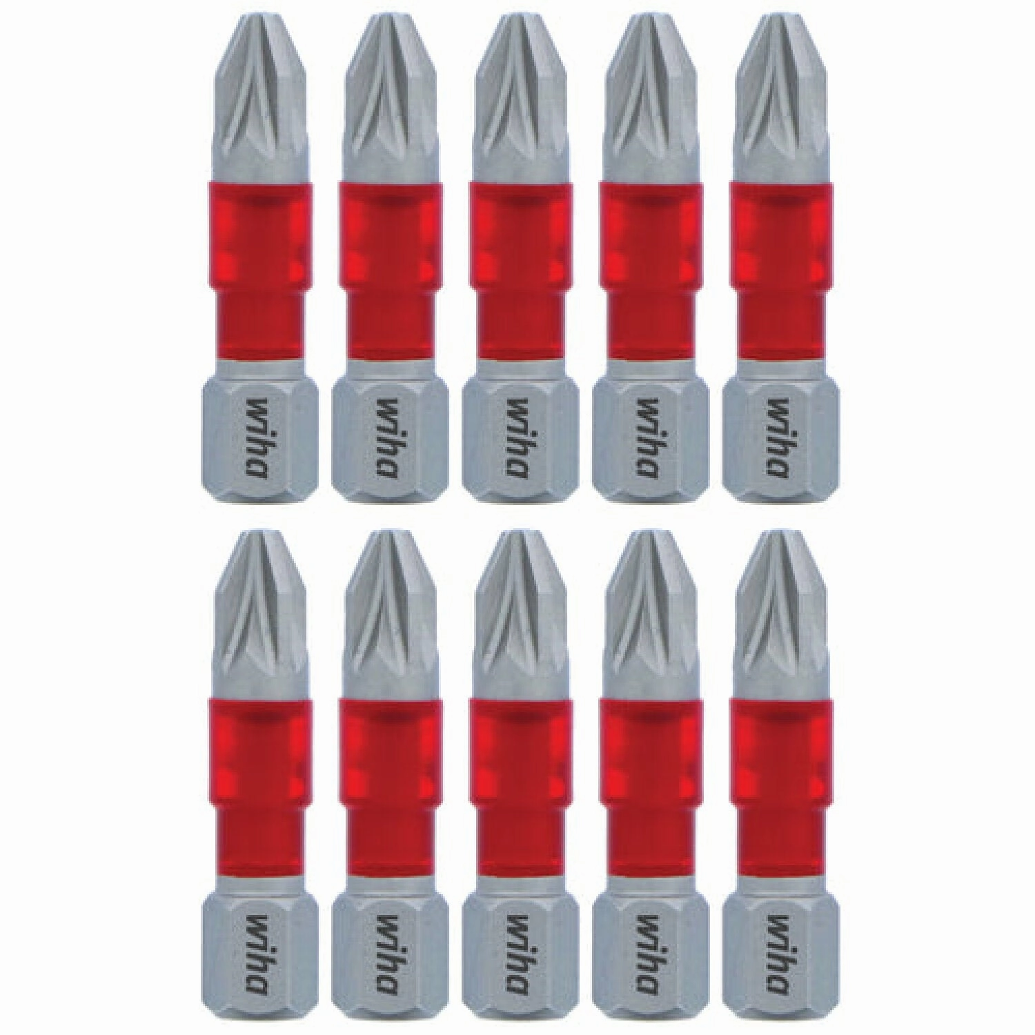 Wiha Tools 76507 MaxxTor Impact Bit Pozidriv #2 x 29mm - 10 Pack