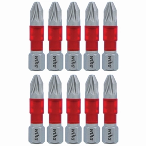 Wiha Tools 76507 MaxxTor Impact Bit Pozidriv #2 x 29mm - 10 Pack