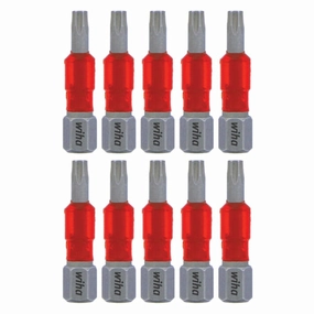Wiha Tools 76511 MaxxTor Impact Insert Bit Torx T15 - 29mm - 10 Pack