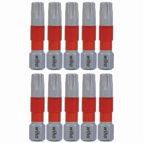 Wiha Tools 76516 MaxxTor Impact Insert Bit Torx T30 - 29mm - 10 Pack