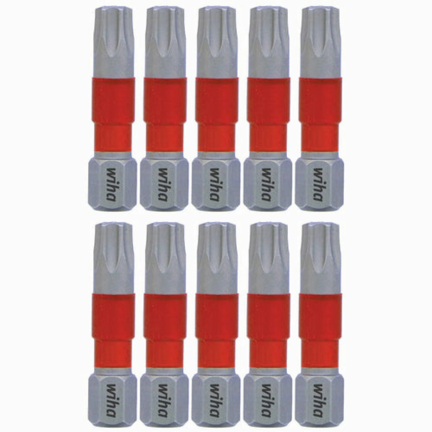 Wiha Tools 76516 MaxxTor Impact Insert Bit Torx T30 - 29mm - 10 Pack