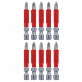 Wiha Tools 76543 MaxxTor Impact Bit Phillips #1 - 49mm - 10 Pack