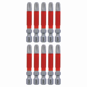 Wiha Tools 76545 MaxxTor Impact Bit Phillips #3 - 49mm - 10 Pack