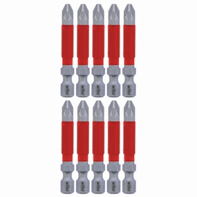 Wiha Tools 76549 MaxxTor Impact Bit Pozidriv #2 x 49mm - 10 Pack
