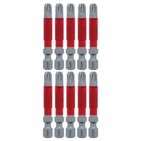 Wiha Tools 76550 MaxxTor Impact Bit Pozidriv #3 x 49mm - 10 Pack