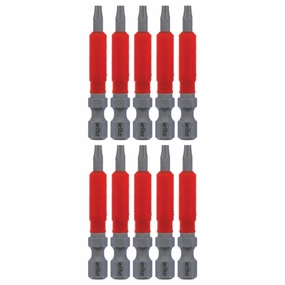 Wiha Tools 76553 MaxxTor Impact Bit TORX T10 x 49mm - 10 Pack