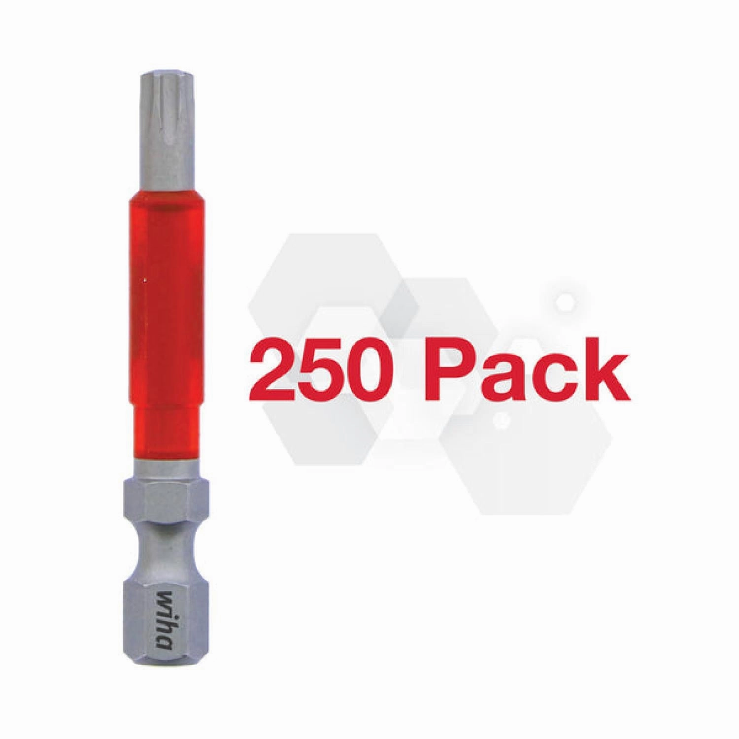 Wiha Tools 76596 Impact Power Bit TORX T25 - 250 Pack