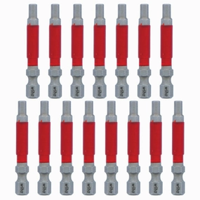 Wiha Tools 76672 MaxxTor Impact Bit Hex 5/32" - 49mm - 15 Pack