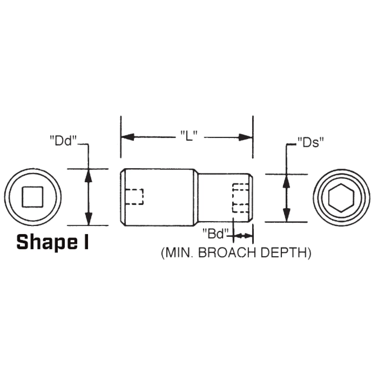 Wright Tool 2009 1/4" Drive 6 Point Standard Socket - 9/32"