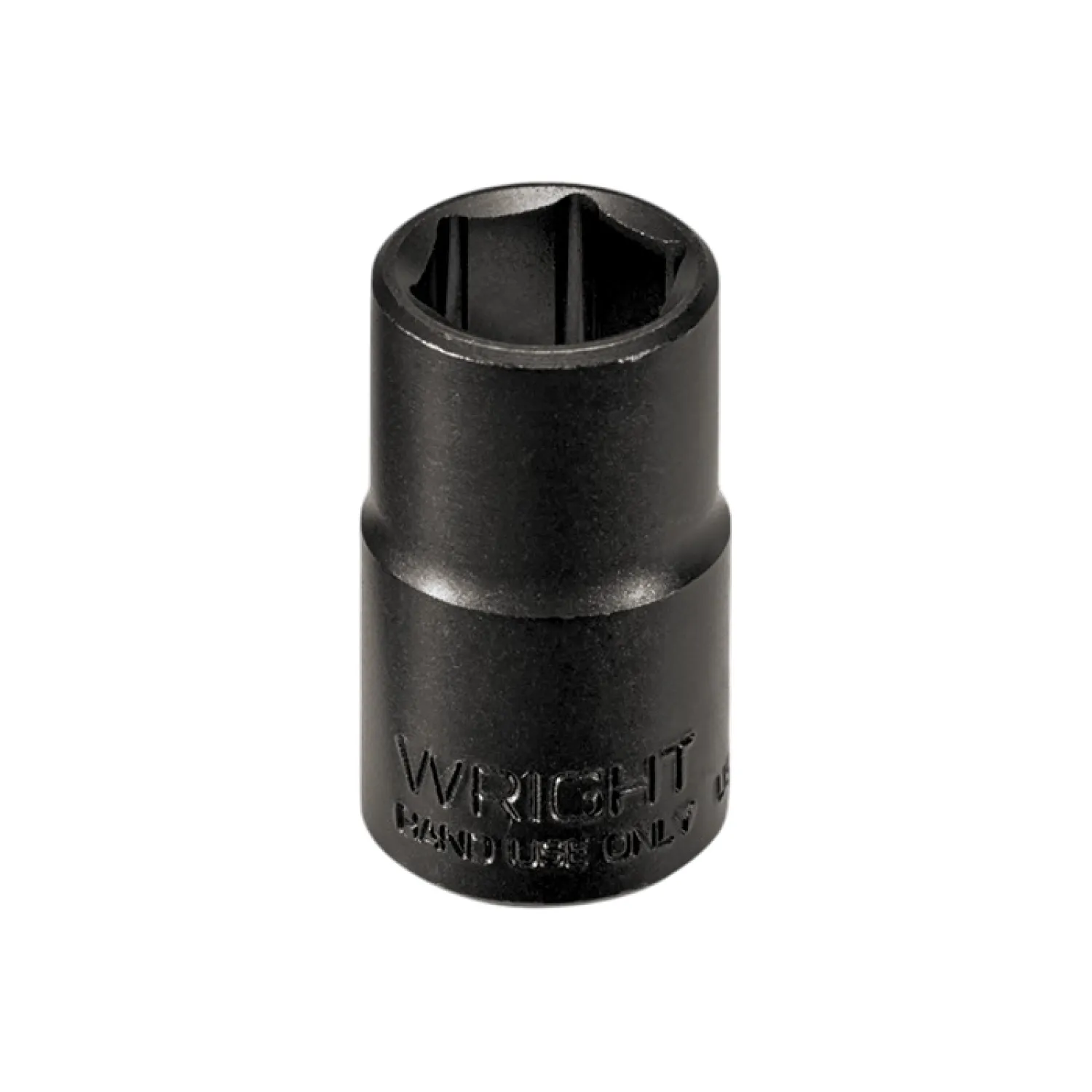 Wright Tool 34040 1/2" Drive 6 Point Standard Black Industrial Socket - 1-1/4"