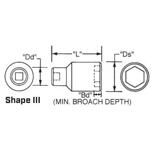 Wright Tool 84954 1-1/2" Drive 6 Pt Deep Impact Sockets - SAE