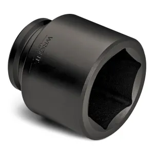 Wright Tool 85832 2-1/2" Drive 6 Point Standard Impact Socket - 4"