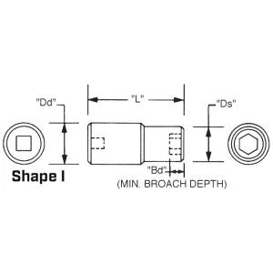 Wright Tool 88-29MM 1" Drive 6 Point Standard Metric Impact Socket - 29mm